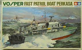 Tamiya 172 Vosper Fast Patrol Boat Perkasa - Motorized Pt7201-1200 Plastic Model Kit Boat Tamiya Model Ships