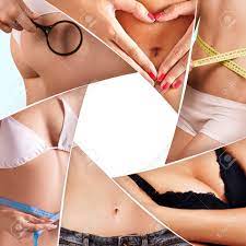 Body modification through rigorous training to achieve a fitness goal and compete with others, a.k.a every single one of these guys. Collage Of Woman Body Parts With Blank Space Stock Photo Picture And Royalty Free Image Image 60755603