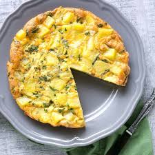 Decades of desserts egg nog pie mommy. Authentic Italian Potato Frittata The Petite Cook