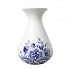 Download the perfect flowers in a vase pictures. Belly Vase Flowers 14cm Delft Blue Vases Souvenirs From Holland