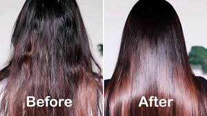 But getting silky hair is not that hard as you think. How To Get Smooth Shiny Silky Hair With 1 Use Diy Hair Mask For Damaged Hair Youtube