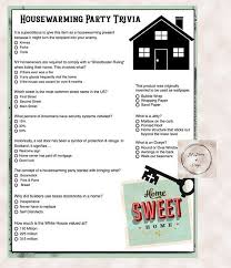 House Warming Party Trivia Game House Trivia New Home Etsy Housewarming Party Games Housewarming Party Housewarming Party Themes
