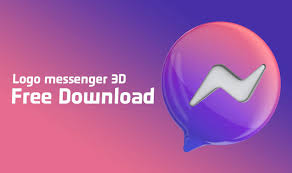 Crea un logo aziendale personalzzato con il design che preferisci. Messenger Logo 3d Rendering Free Download On Behance
