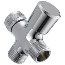 Can control discharging water from both two outlets simultaneously, but water flow is halved of each outlet and it. 3 Way Shower Arm Diverter For Hand Shower U4923 Pk Delta Faucet