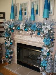 40 Fresh Blue Christmas Decorating Ideas Family Holiday Blue Christmas Tree Blue Christmas Decor Christmas Mantel Decorations