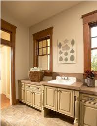 Kitchen With Oak Trim And Cream Cabinets Oak Wood Trim Natural Wood Trim Interior Window Trim