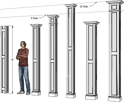 Square Wood Recessed Column I Elite Trimworks Wood Columns Interior Columns Column Design