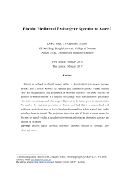 Bitcoin is essentially banned in china. Pdf Bitcoin Medium Of Exchange Or Speculative Assets
