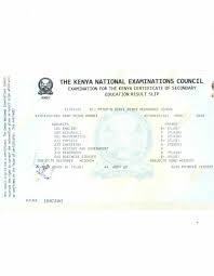 Getting kcse results online is just but a click away following technological innovations. Kcse Slip Pdf