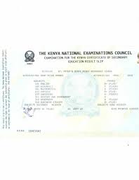 After students complete the grueling tests they eagerly await results that are bound to determine their future. Kcse Slip Pdf