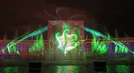 画像・写真：万博で夜の水上ショー：時事ドットコム