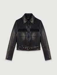 Maje New Collection Spring Summer 21 Collection Official Online Shop Leather Jacket Fashion Jackets