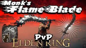 This Monk's FlameBlade Curved Sword PvP Build Might be Broken..Elden Ring  Black Fire Pyromancy - YouTube