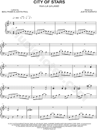 City Of Stars La La Land Piano Sheet Music City Of Stars From La La Land Sheet Music Piano Solo In D Sheet Music Piano Sheet Music Piano Music