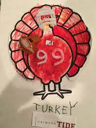 Disguise A Turkey Alabama Football Player Turkey Disguise Project Turkey Craft Turkey Math Games