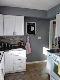 It S A Long Story Kitchen Update New Paint Grey Kitchen Colors Kitchen Wall Colors Valspar Paint Colors Gray