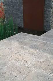 Travertin Caballo Grau Naturstein Kalkstein Alphastone Natursteine Naturstein Terrasse Terassen Steine