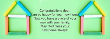 Humorous new home card congratulations on your new home. 175 Best Housewarming Wishes Messages Quotes And Greetings Moving Solution S Blog