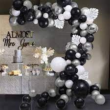 Maybe you would like to learn more about one of these? Buy 104pcs Black Silver White Balloon Garland For Birthday Party Decorations Favors Supplies At Affordable Prices Free Shipping Real Reviews With Photos Joom