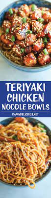 Teriyaki Chicken Noodle Bowls Recipe Recipes Teriyaki Chicken Noodles Cooking Recipes