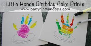 Anything that they can display. Handprint Birthday Card Crafts For Kids Baby Hints And Tips