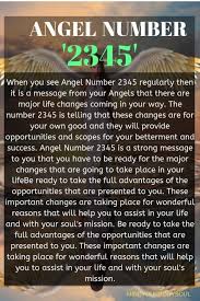 Angel Number 2345 What Does It Mean In Love Angel Number Meanings Number Meanings Angel Numbers