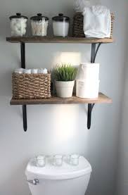 These units are also perfect for rentals since you can add storage and shelves without actually installing permanent pieces such as cabinetry. My Latest Project And The Best Before And After Pics Bathroom Decor Small Bathroom Decor Toilet Storage
