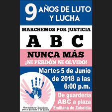 Padres integrantes del movimiento 5 de junio, recordaron con una misa a los 49 niños y niñas muertos por el incendio en la guardería abc, en hermosillo, sonora, ocurrida hace 12 años. Movimiento Ciudadano Por La Justicia 5 De Junio Fotos Facebook