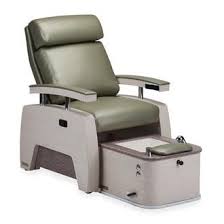 Living Earth Crafts 5th Ave Pedi Lounge Pipeless Thermajet Manicure Chair Ergonomic Seating Chair