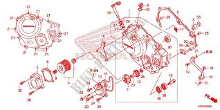 Right Crankcase Cover For Honda Crf 250 L 2017 Honda Motorcycles Atvs Genuine Spare Parts Catalog