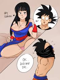 Rule 34 Dev - chichi comic couple dragon_ball dragon_ball_z goku gokutrash  husband_and_wife malefemale mini_comic saiyan son_goku|4974676