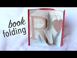 Book Fold Templates Youtube Book Crafts Book Folding Little Books