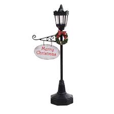 Check out our christmas light post selection for the very best in unique or custom, handmade did you scroll all this way to get facts about christmas light post? Willow Brooks Secret Christmas Lamp Post W White Merry Christmas Text Wb1174 North Pole Christmas Shop London