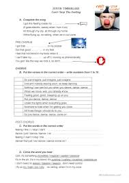 Am so keep dancing, come on. Can T Stop The Feeling Justin Timberlake English Esl Worksheets For Distance Learning And Physical Classrooms