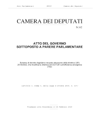 CAMERA DEI DEPUTATI