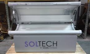 Tanning Bed Soltech 28 Htf Brand New Lamps All Metal Level 1 Or Great Home Bed Soleil Tanning Bed Home Storage
