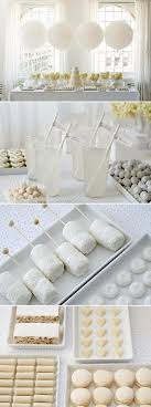 Idees Macarons Blancs Roses Chocolat Blanc Au Cas Ou Des Anis Aussi White Desserts Sweet Table White Party