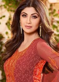 Trendy Shilpa Shetty Embroidered Work Trendy Churidar Salwar Suit