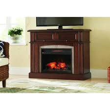 Bellevue Park 42 In Mantel Console Infrared Electric Fireplace In Dark Brown Cherry Finis Electric Fireplace Home Decorators Collection Freestanding Fireplace