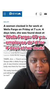 60-year old Denise was found passed away at her desk at a Wells Fargo  building in Tempe, Arizona! According to reports, she was gone at least 4  days before they found her! (video clip via 12News)