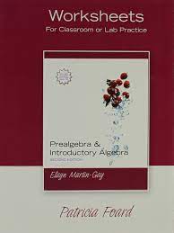 We did not find results for: Worksheets For Prealgebra And Introductory Algebbra Worksheets Martin Gay K Elayn Elayn 9780136008736 Amazon Com Books