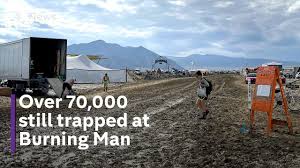 Burning Man festival goers trapped in ...