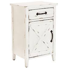 Comfort pointe averly nightstand with pull out tray. Distressed White Barn Door Cabinet Hobby Lobby 1537760