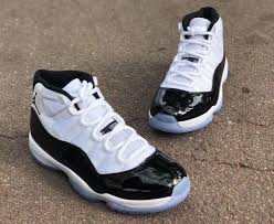 The upper gives way to a black patent leather mudguard, which then transforms to a translucent rubber outsole equipped with the concord. Jordan Concord 11 Retro 2018 Sz 10 Fashion Clothing Shoes Accessories Mensshoes Athleticshoes Ebay Jordan Shoes Girls Air Jordans Retro Nike Shoes Women