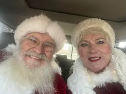 Santa Claus and Mrs. Claus