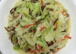 1 tahu ukuran sedang, potong kotak dan goreng. Resep Sayur Kubis Tumis Masakan Mama Mudah