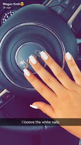 And a bit of fall in the background. Arte De Unas De Acrilico Mate Shortacrylicnails Nailart Gel Nails White Acrylic Nails Simple Acrylic Nails
