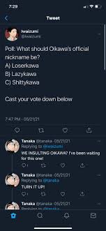 (possibilities are hinata shouyo, kageyama tobio, oikawa tooru, tanaka ryuunosuke, tsukishima kei, yamaguchi tadashi. Incorrect Haikyuu Quotes