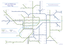 A Tube Map Of Every Waitrose And Lidl In London Londonist