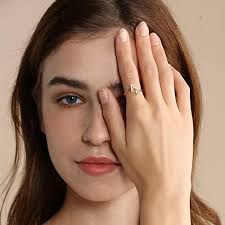 Haoze Initial Letter Ring for Women Girls Gold Stackable Alphabet Rings  with Initial Adjustable Crystal Inlaid Initial Rings Bridesmaid Gift(J  Gold) : Buy Online at Best Price in KSA